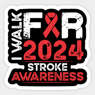 Stroke Awareness 2024 Walk Sticker